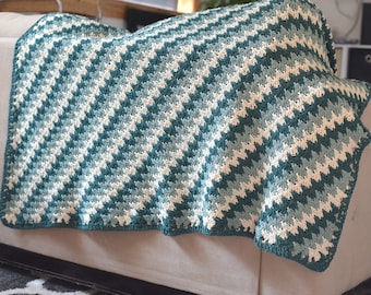 Crochet Lap Blanket Pattern, PDF Download, Easy Throw Crochet Blanket, Crochet Baby Blanket Pattern, Crochet Lapghan Pattern