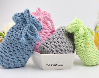 Crochet Soap Saver Pattern: Easy Soap Pouch (PDF Download)