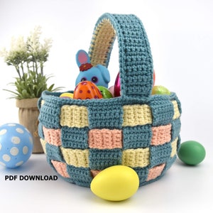 Crochet Easter Basket Pattern