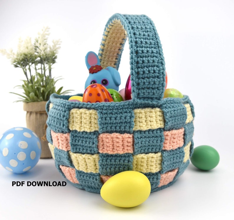 Crochet Easter Basket Pattern