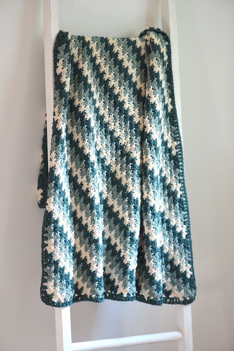 Crochet Lap Blanket Pattern, PDF Download, Easy Throw Crochet Blanket