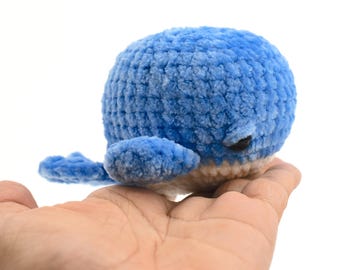No Sew Crochet Whale Pattern: Mini Amigurumi Animal (PDF Pattern)