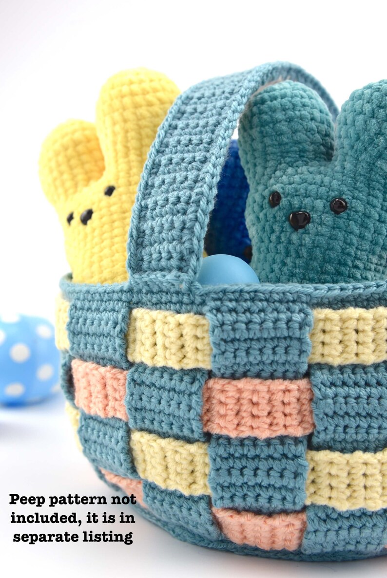 Crochet Easter Basket Pattern