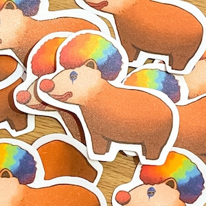 Adesivo Que Capivara Você É? - Palhaço