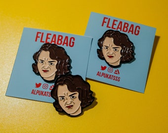 Fleabag soft Enamel Pin Pheobe Waller-Bridge tv show