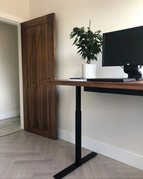 OAKO Denmark mahogany Premium Solid OAK Sit stand Desk