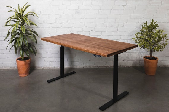 OAKO Denmark mahogany Premium Solid OAK Sit stand Desk