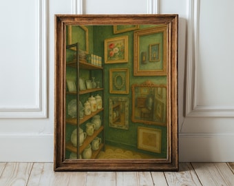 Picture Frame Corner Instant Digital Download - A Vintage Collectors Artwork
