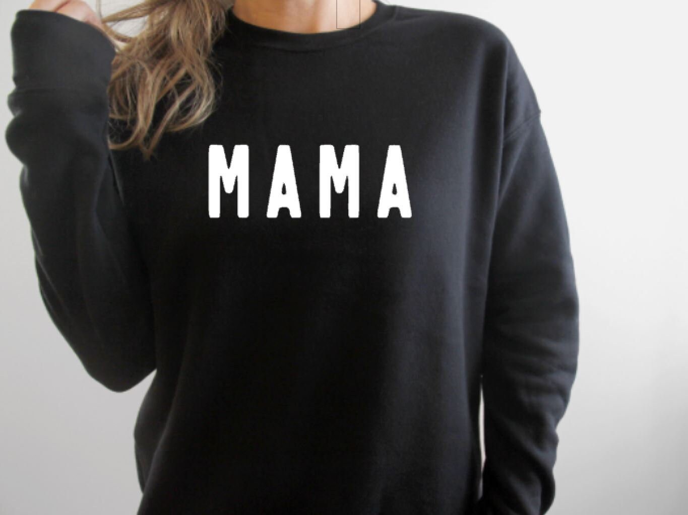 Black mama sweatshirt Clearance