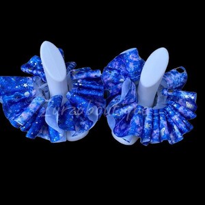 Ruffle Anklets, Ruffle socks, back to school, birthday, school, tutu socks, ankle socks, anklets, outer space