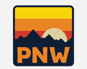 PNW Sunset Sticker