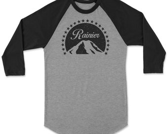 Rainier Mountain Stars Baseball Shirt