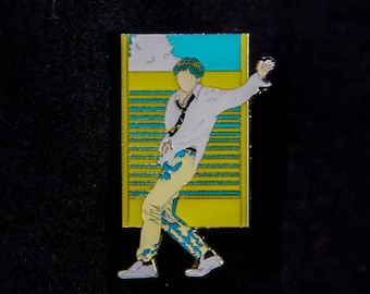 BTS V dancing in DNA Music Video Enamel Pin