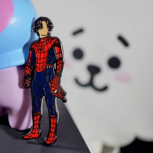 BTS Spider-kook Jungkook JK as Spider-Man Hard Enamel Pin