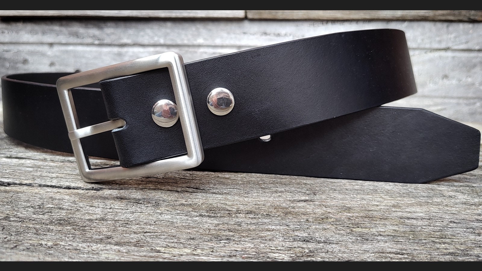 Ceinture Chico's En Cuir Véritable Marron - Largeur Moyenne, Avec Bandes Extensibles Et Boucle Métal Lourd, Occasion