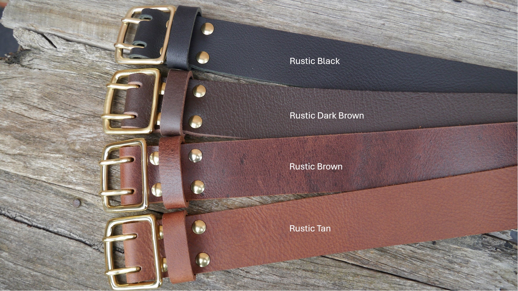 HUIJIQX Solido Vera Pelle Di Mucca In Ottone Massiccio Doppio - Foto 4