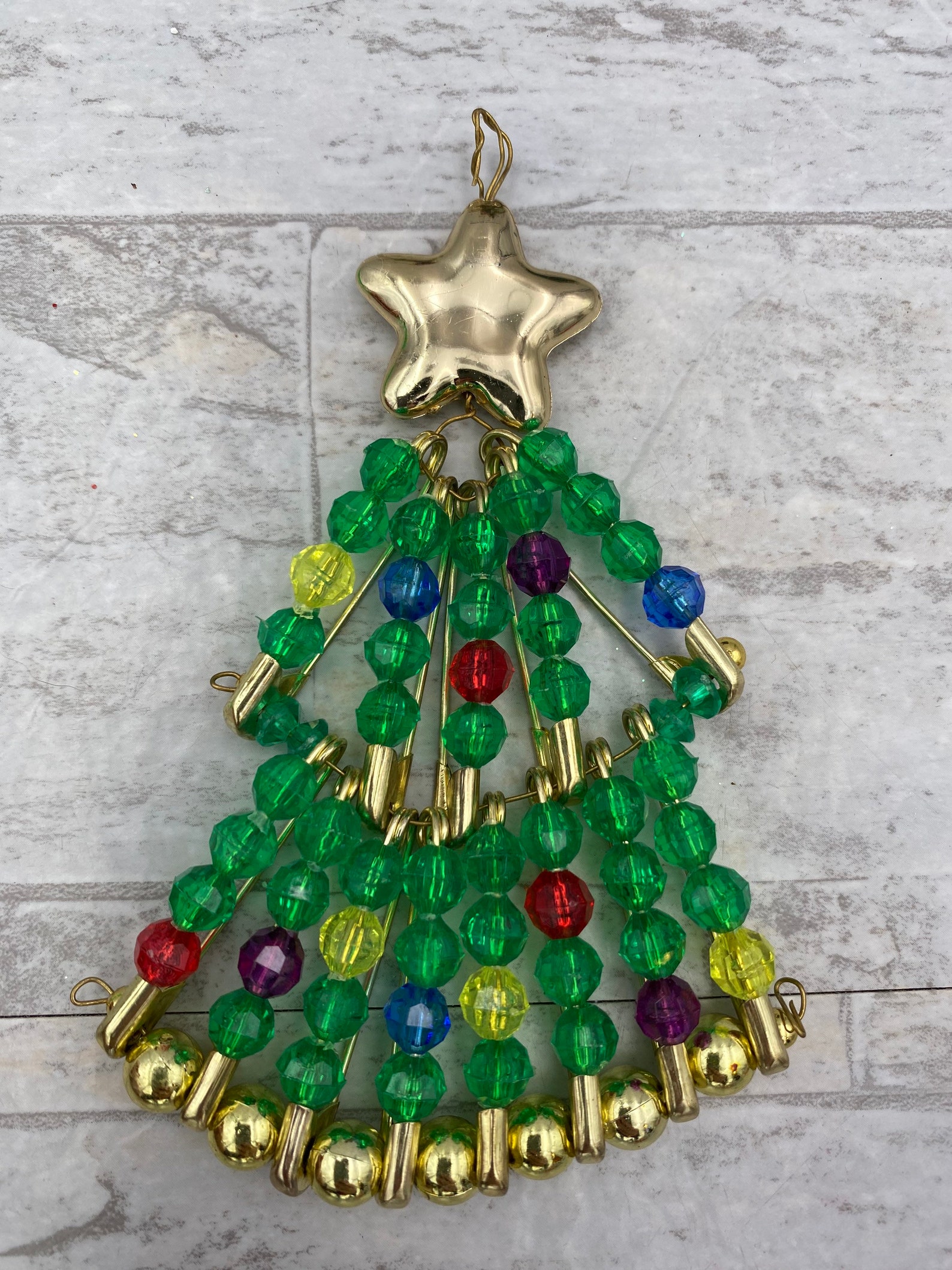 Vintage Beaded Christmas Ornaments 