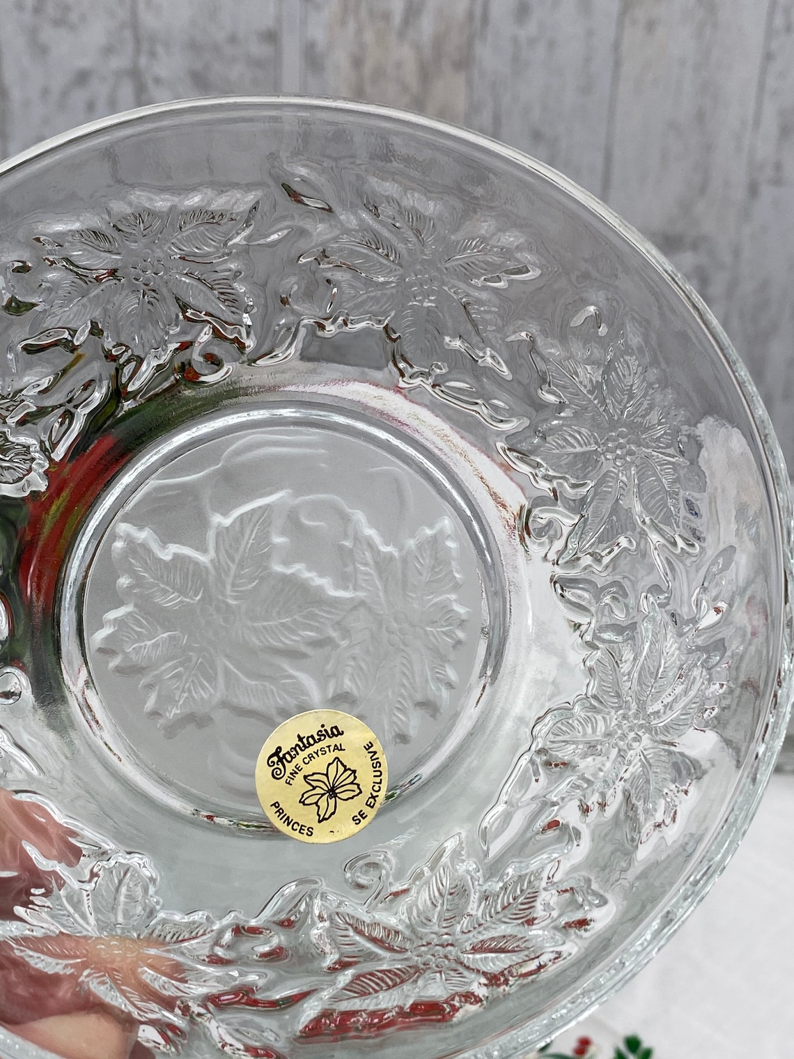 Princess House Crystal Fantasia Dinner Place Setting Vintage Etsy