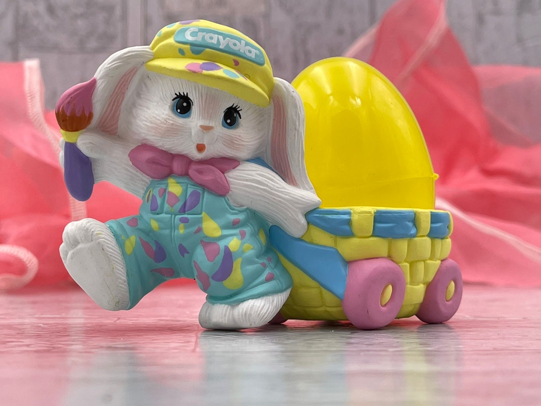 Crayola Easter Bunny Egg Treat Cup Vintage Easter Decor Etsy