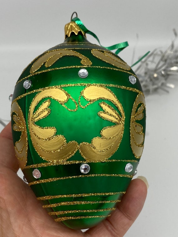 Christmas Ornament Jeweled Glassware