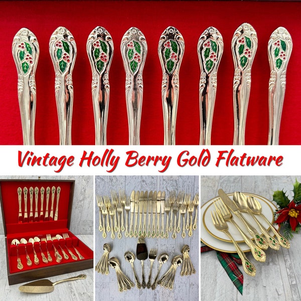 Gold Plated Flatware Etsy