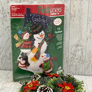 Feltworks by dimensions christmas stockings Clearance