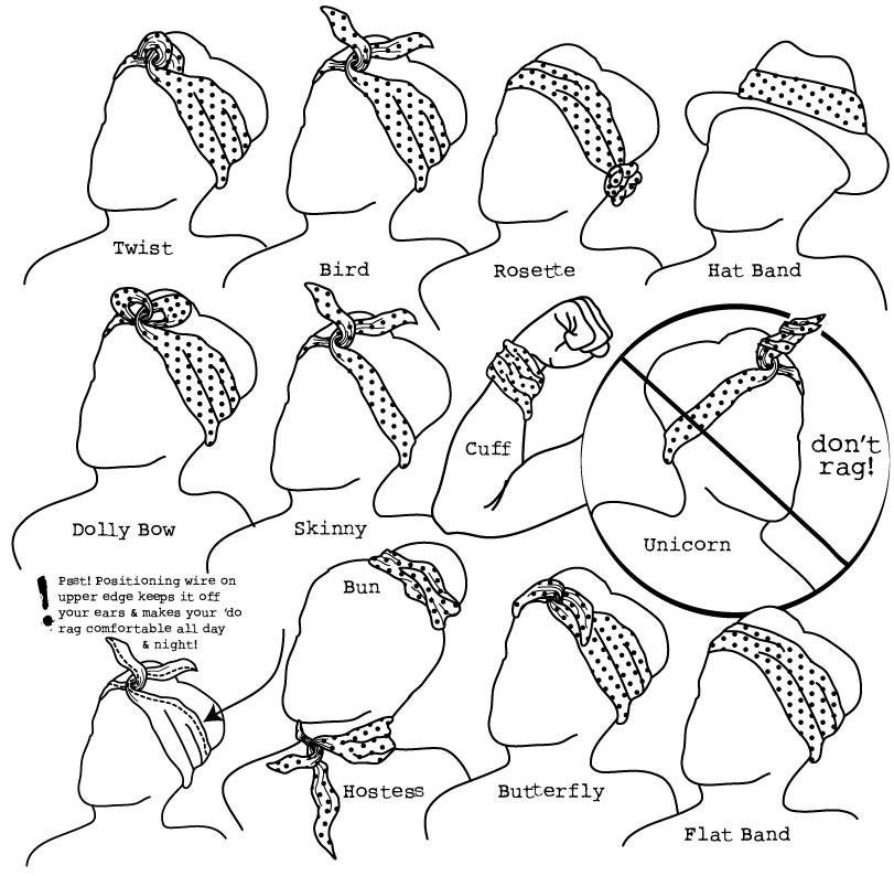 Narrow Wired Headband Twisted Fabric Headband Tie Knot | Etsy