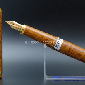 Pilot F "Tiger Eye" F-punt vulpen NOS Vintage jaren 80, zeldzaam verzamelobject