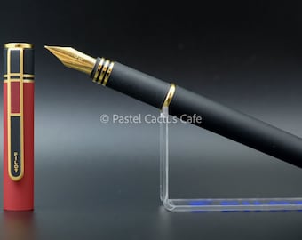 パイロット F「ジュリエット」レッド M ペン先万年筆 NOS ヴィンテージ 1980 年代 希少コレクターズアイテム