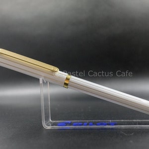 Lápiz mecánico Pilot H &quot;Dipper&quot; de rayas blancas de 0,5 mm, años 80, NOS, coleccionable raro