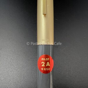 Pilot F "2A" EF penpunt vulpen jaren 1970 vintage NOS zeldzame pastelkleur voor verzamelaars afbeelding 8