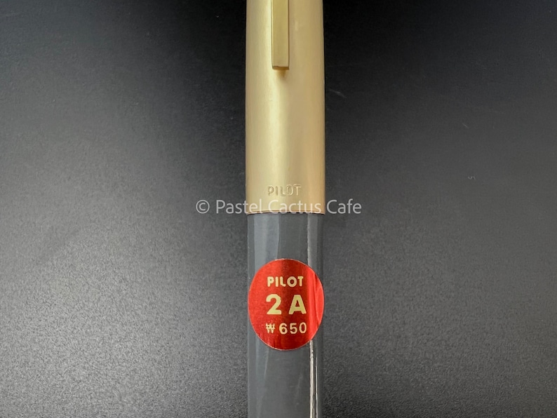 Pilot F "2A" EF penpunt vulpen jaren 1970 vintage NOS zeldzame pastelkleur voor verzamelaars afbeelding 8
