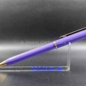 Pilot H &quot;Greeting&quot; Purple 0.5mm Mechanical Pencil 1980s Vintage NOS Rare