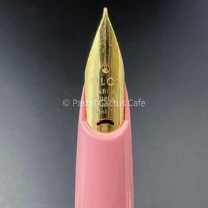 Pilot F "2A" EF penpunt vulpen jaren 1970 vintage NOS zeldzame pastelkleur voor verzamelaars afbeelding 7