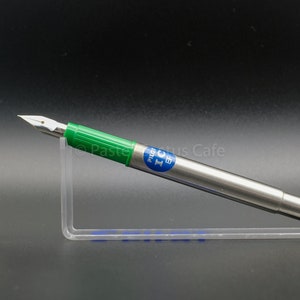 Pilot F "IC" Green EF Nib Fountain Pen NOS Vintage 1980s Rare Collectible