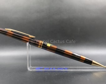 Pilot H "Modern Duet" Braun 0,5 mm Druckbleistift 1980s Vintage selten