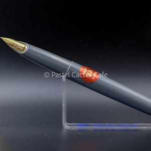 Pilot F "2A" EF penpunt vulpen jaren 1970 vintage NOS zeldzame pastelkleur voor verzamelaars Grey
