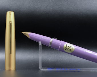 パイロット F "3A" パープル EF ペン先 万年筆 NOS ヴィンテージ 1970年代 希少コレクターズアイテム