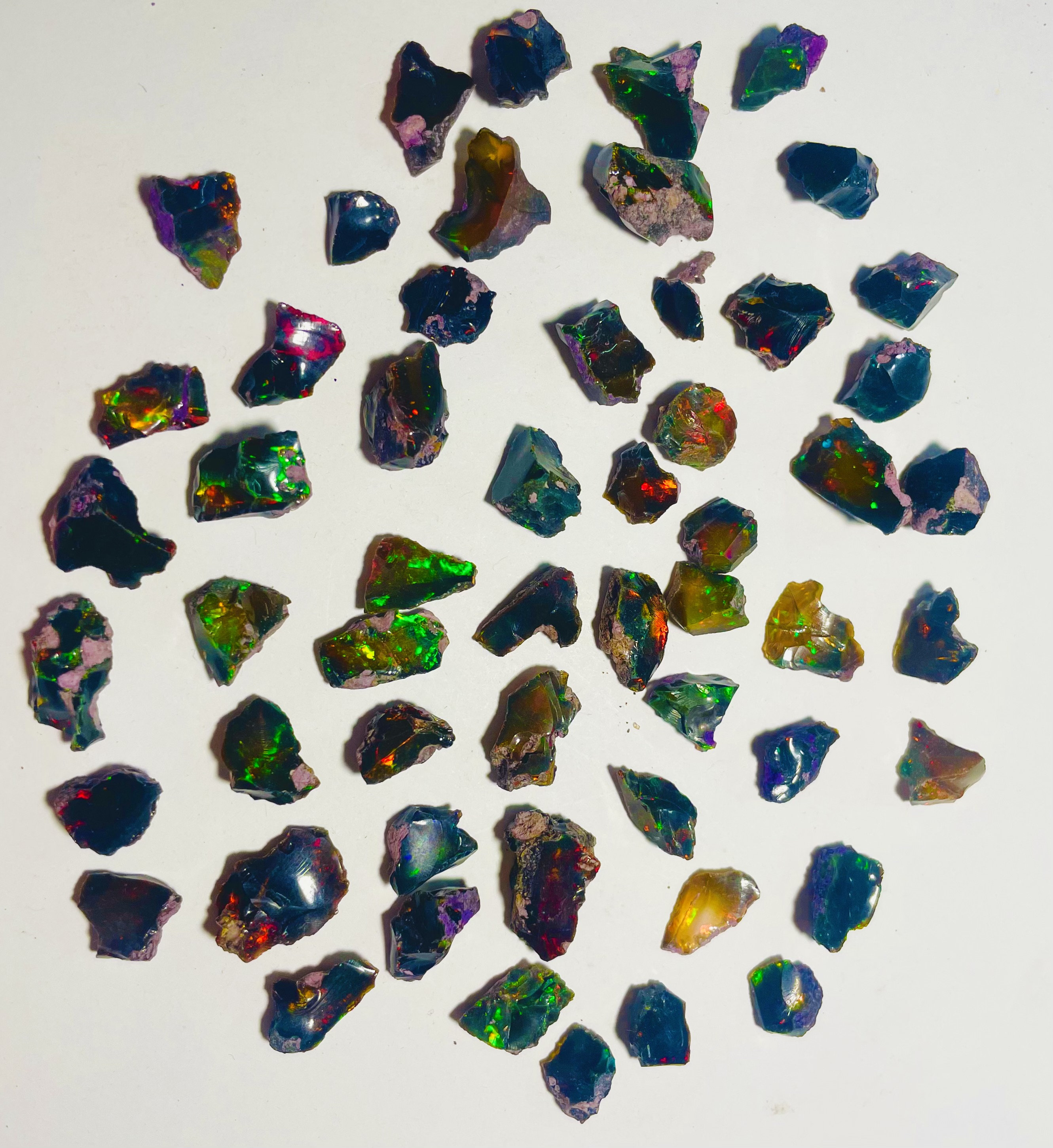 Black Opal Rough AAAA Grade Natural Black Opal Rough Lot Etsy