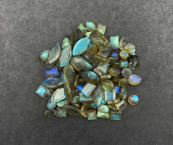 Cabochon Rotond N Labradorte Naturale 6x6 Mm 10 Pz Lotto Petra Prezosa E | EBay - Foto 8