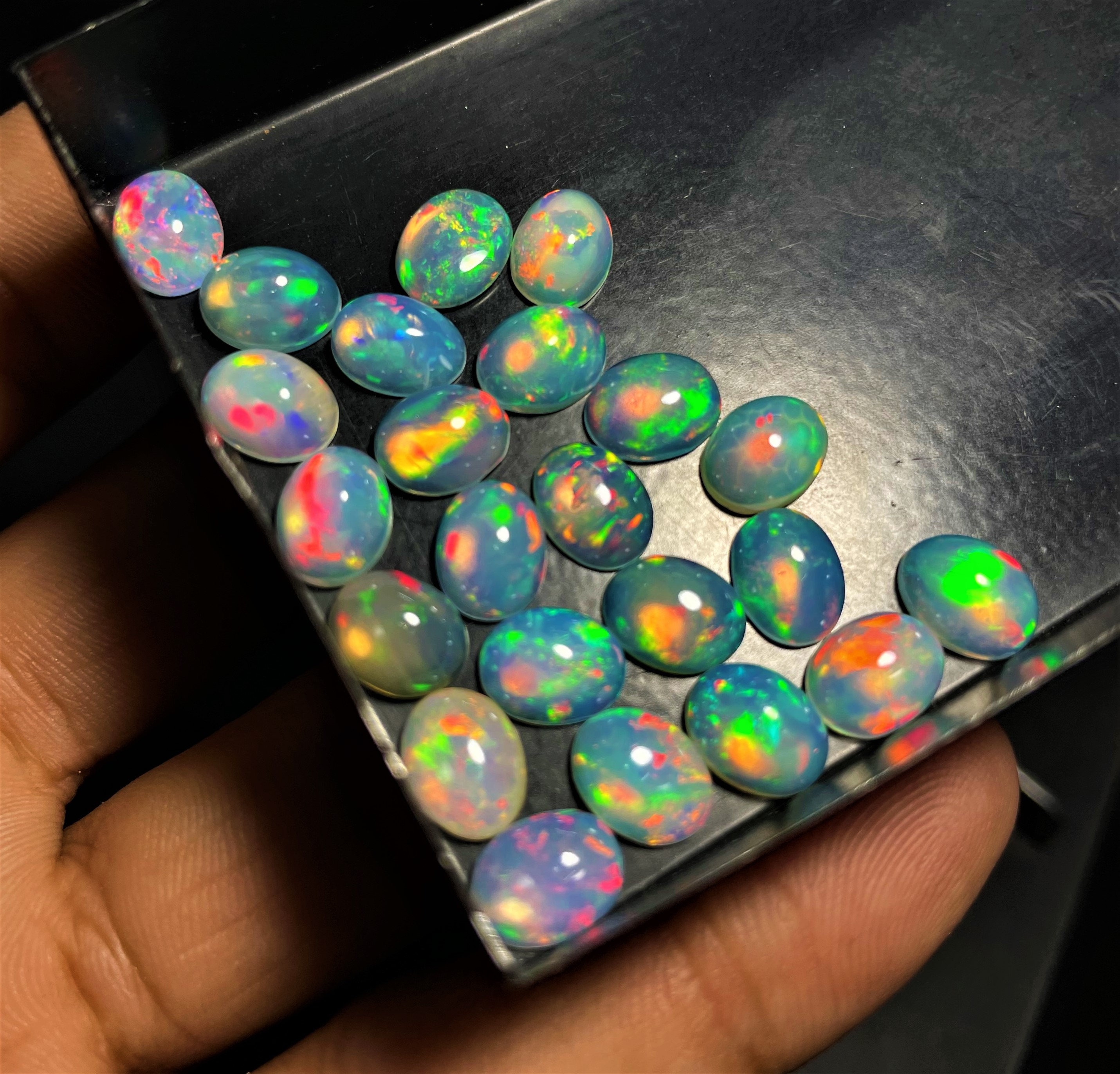 Opal AAAA Cabochons Loose Gemstone Lot Natural Opal Ethiopian Opal opal-aaaa-cabochons-loose-gemstone-lot-natural-opal-ethiopian-opal