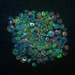Opal Gemstone Loose Drilled Beads 2.50-5 MM ~ Natural Ethiopian Opal Loose Gemstone Beads~ Ethiopian Opal drilled Beads ~ AAAA Opal Beads