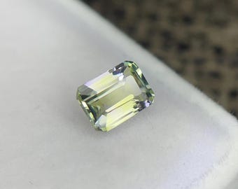 Unheated Green Tanzanite Gemstone: 0.75 ct Oval Zoisite