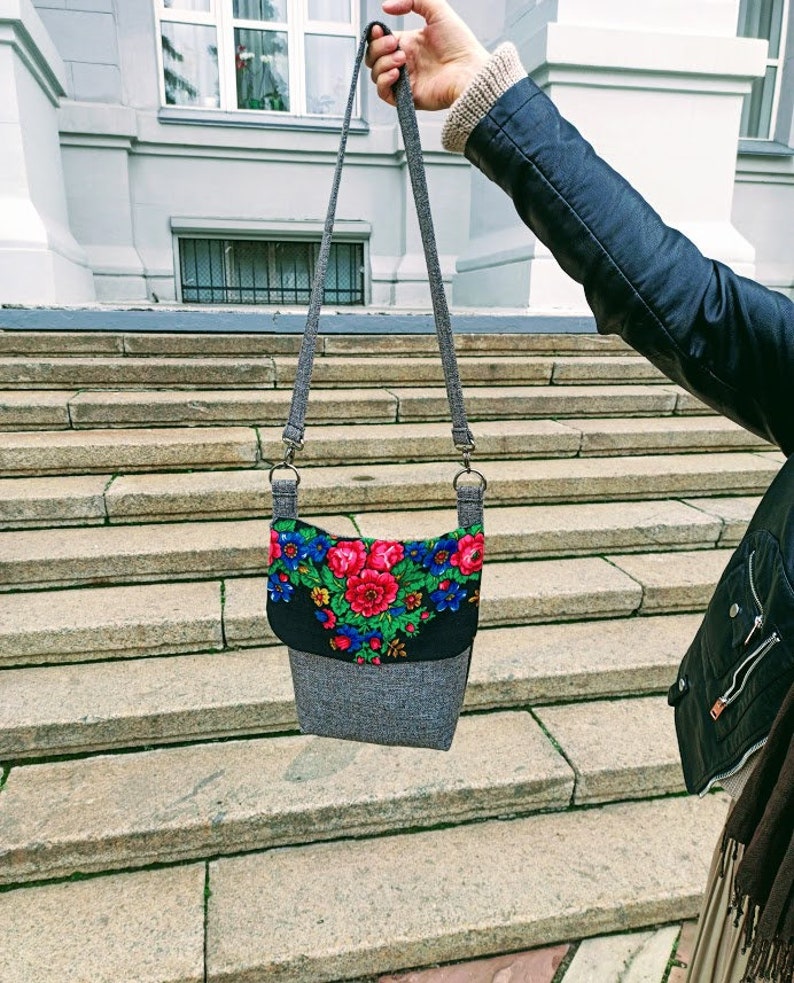 Mother/'s Day Gift Unique Floral Crossbody Bag Cute Hipster Bag Hippie Crossbody Purse Gift for Her Sling Bag
