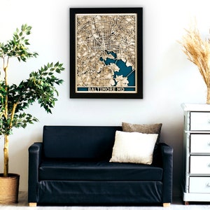 Custom City Map of any City in the World Personalized Laser Cut Wood Map 5th Anniversary Gift Wooden Map Custom Valentines Gift image 5