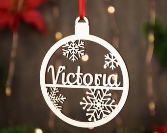 Personalized Christmas Ornament | Custom Gift Name Tag | Customized Name Ornament | Christmas Gift | Ornament 2023 | Christmas Bauble