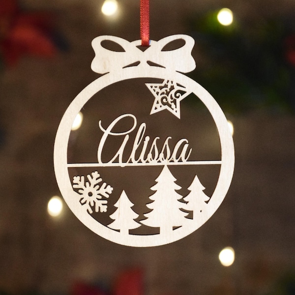 Christmas Ornaments Personalized| 2026 Custom Name Ornaments |  Corporate Bulk Gift | Christmas Bauble