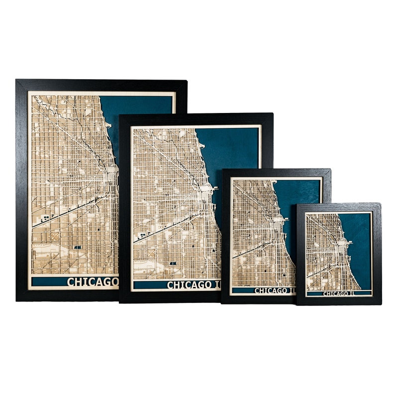 Custom City Map of any City in the World Personalized Laser Cut Wood Map 5th Anniversary Gift Wooden Map Custom Valentines Gift image 6