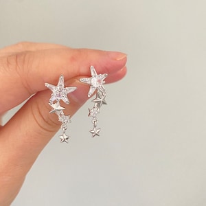 Exquisite Star Dangle Earrings for Women