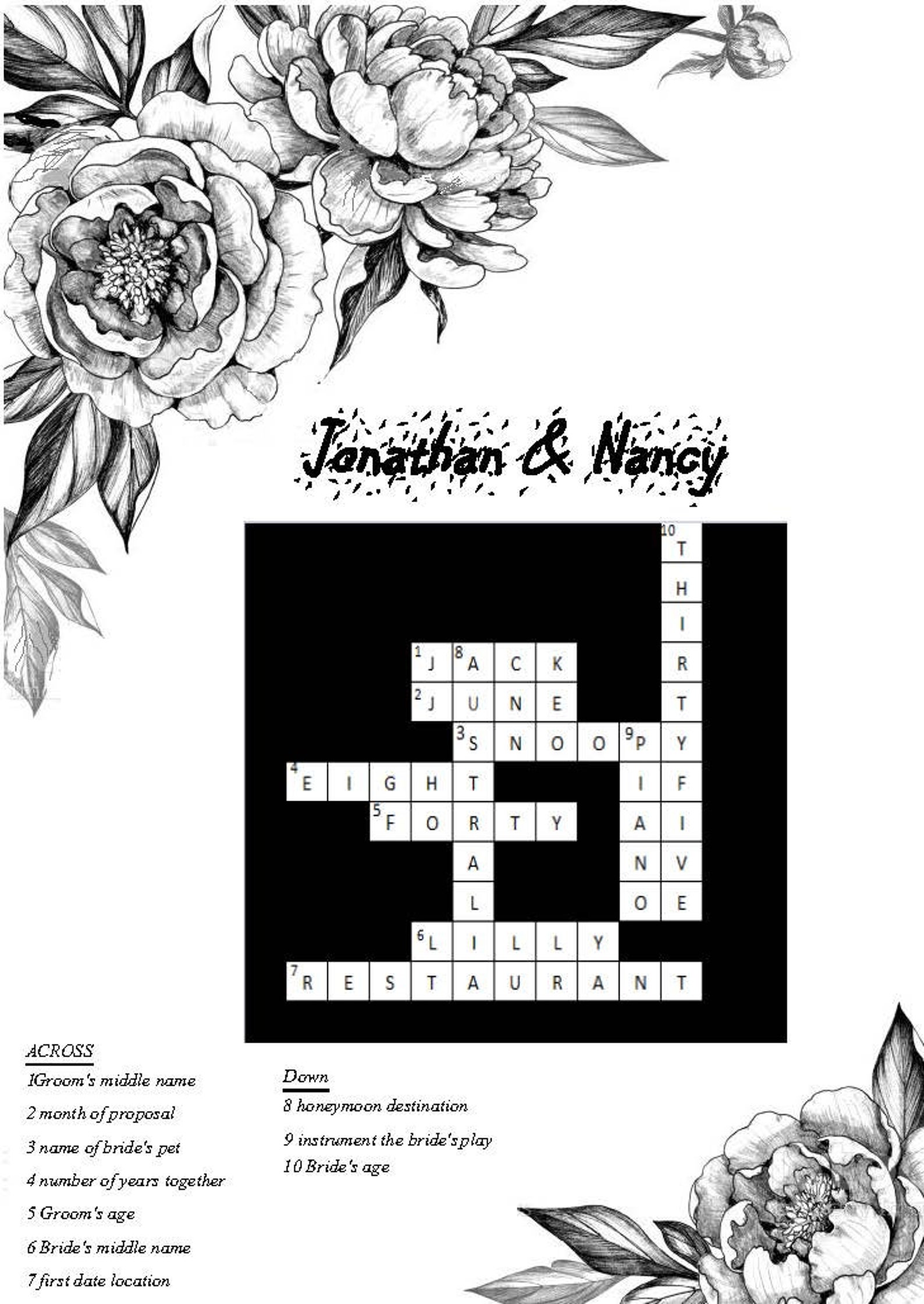 custom-crossword-puzzle-printable-pdf-blank-crossword-etsy